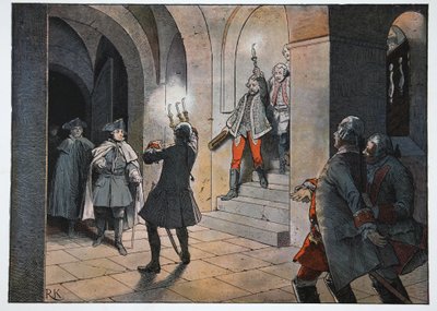 Friederich in Schloss Lilla, 5 December 1757 by Richard Knoetel